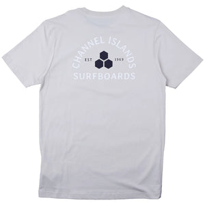 Channel Islands Quality Goods Men's S/S T-Shirt - White/Lead