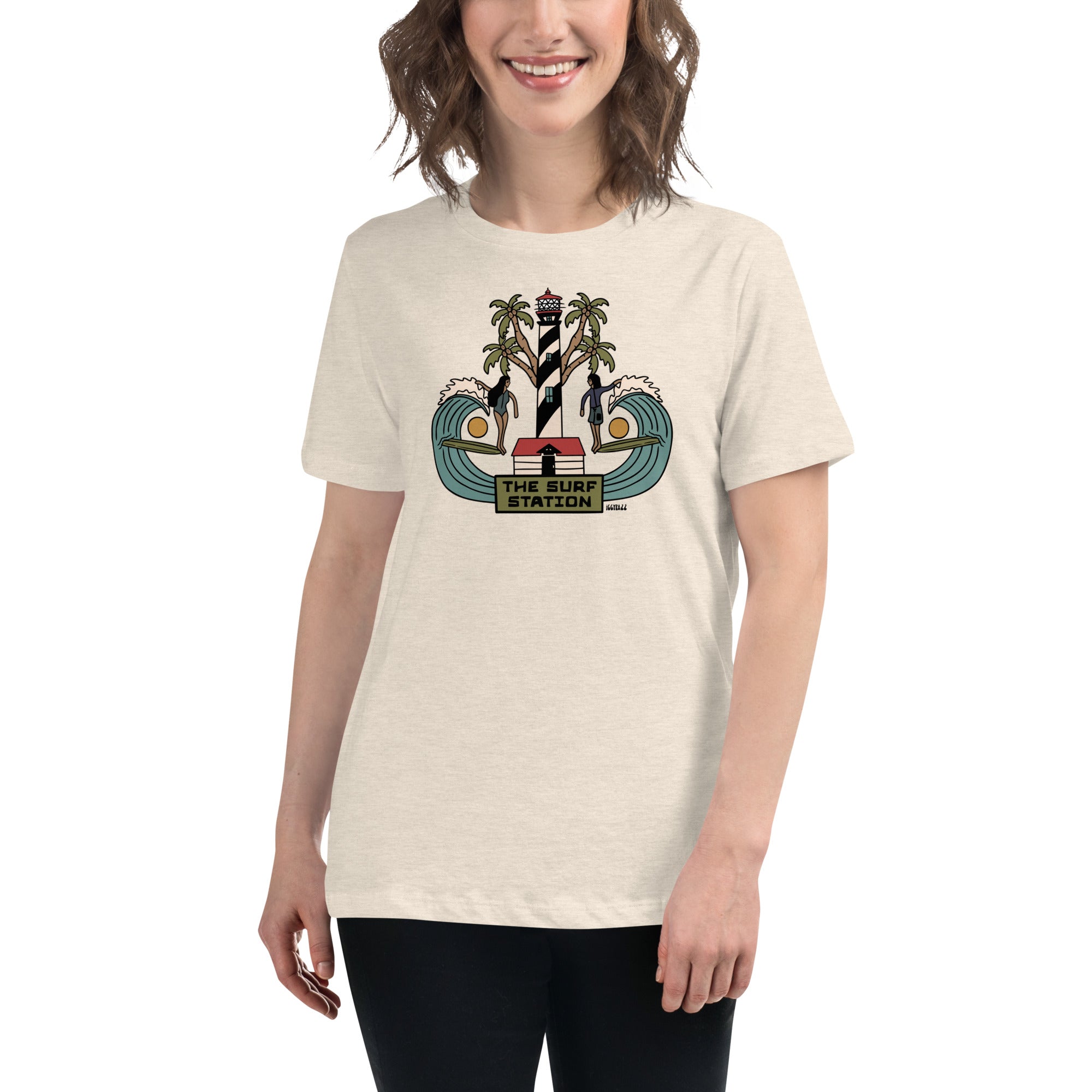 Surf Station x Iggy Pazz Nose Ride Women's Relaxed T-Shirt