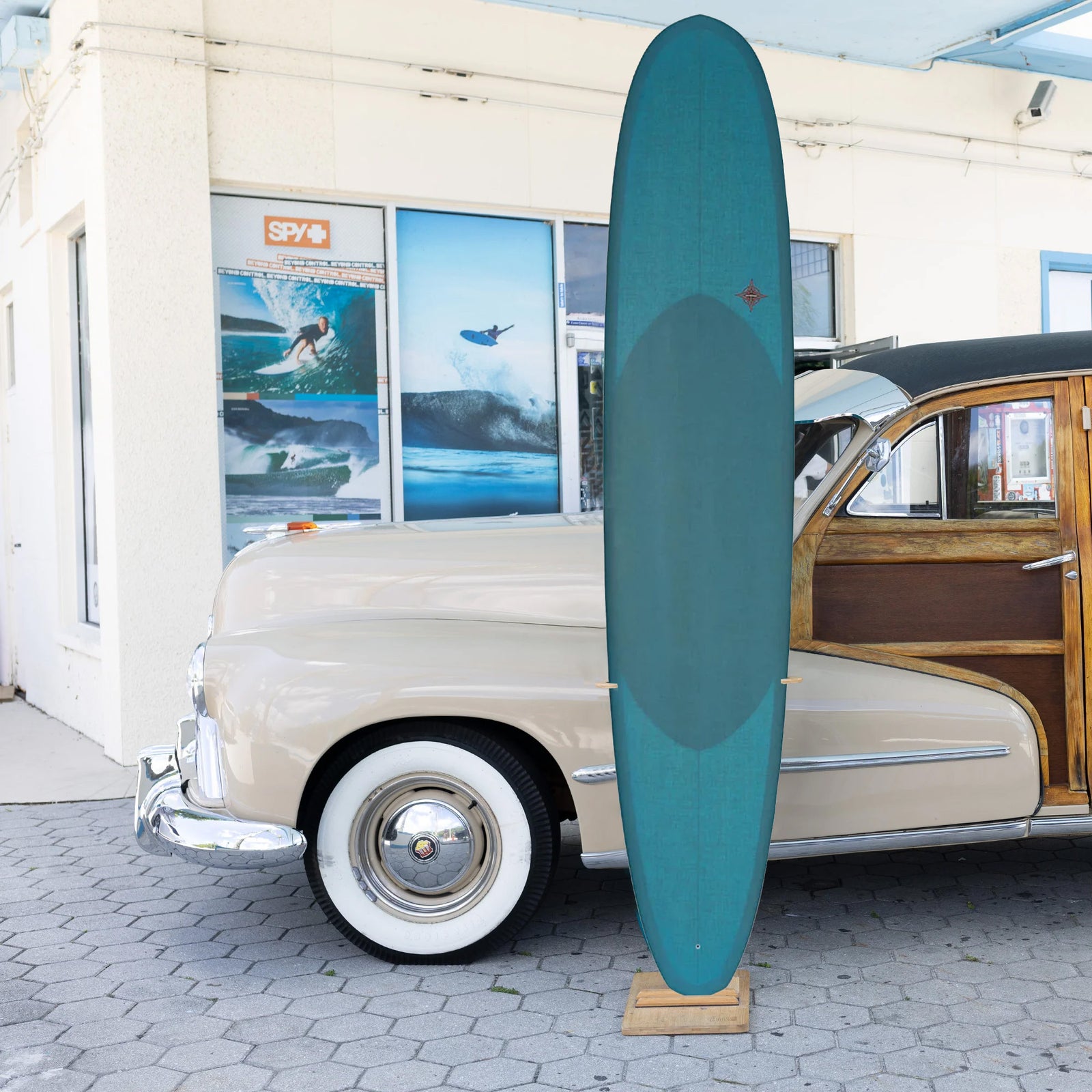 Takayama Wayne Rich The Checkmate NFT Flax 9'6 Longboard Surfboard