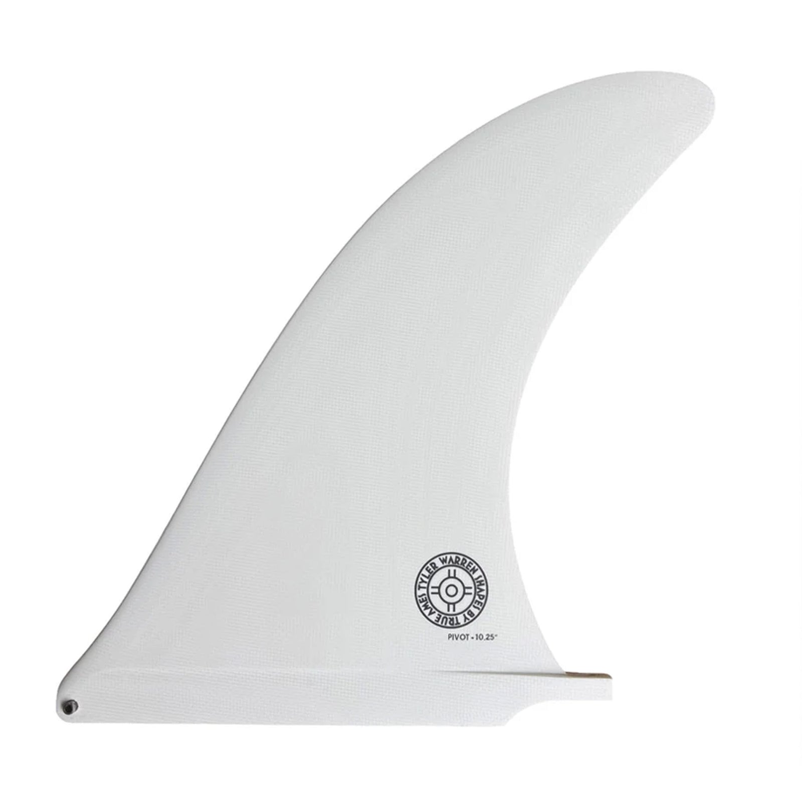 True Ames Tyler Warren Pivot 9.75" Longboard Fin - White