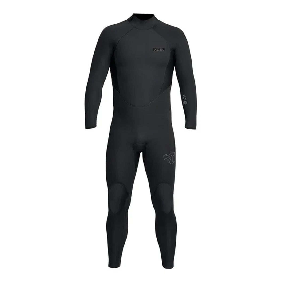 Xcel Axis 3/2mm Back-Zip Men's L/S Fullsuit Wetsuit - Black