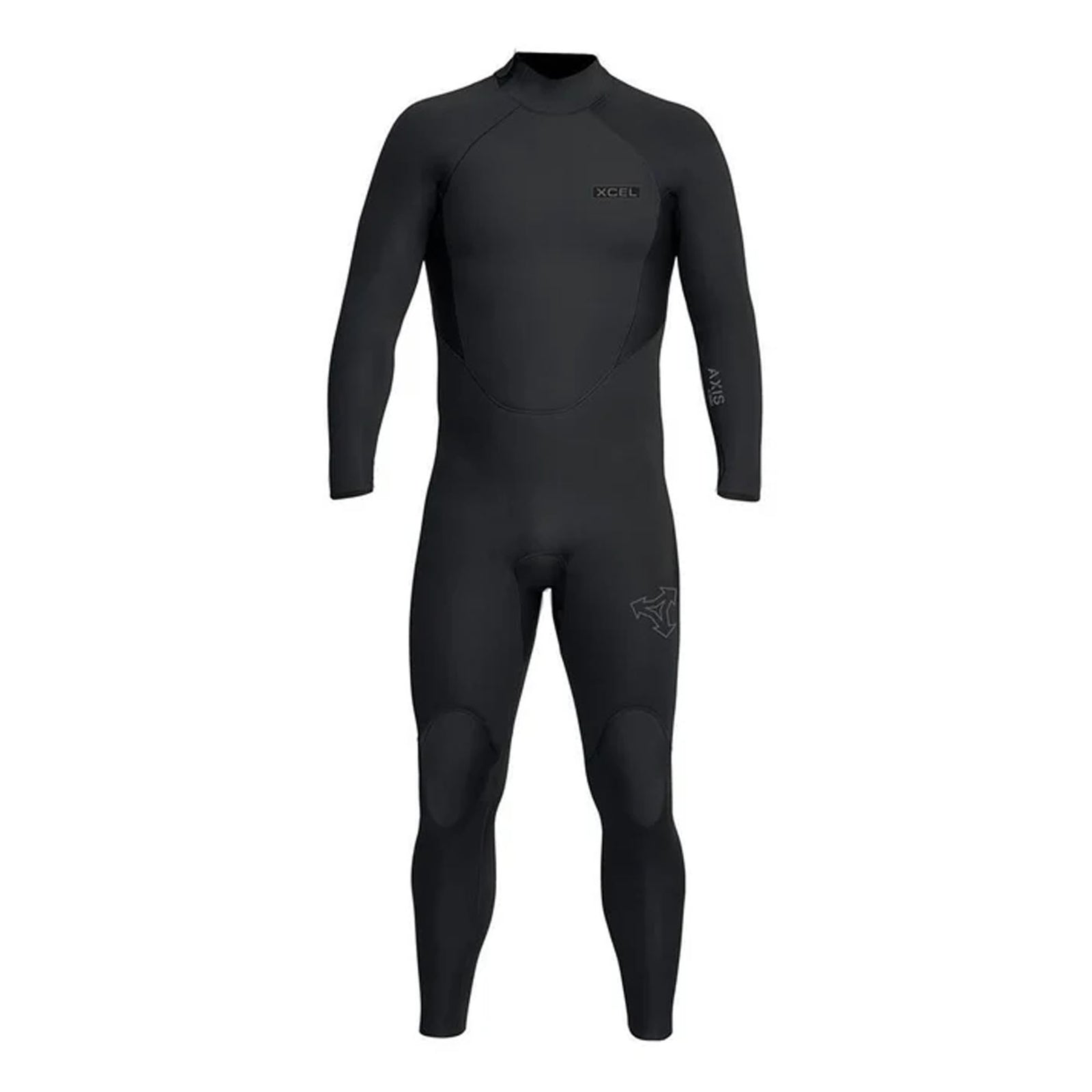 Xcel Axis 3/2mm Back-Zip Men's L/S Fullsuit Wetsuit - Black