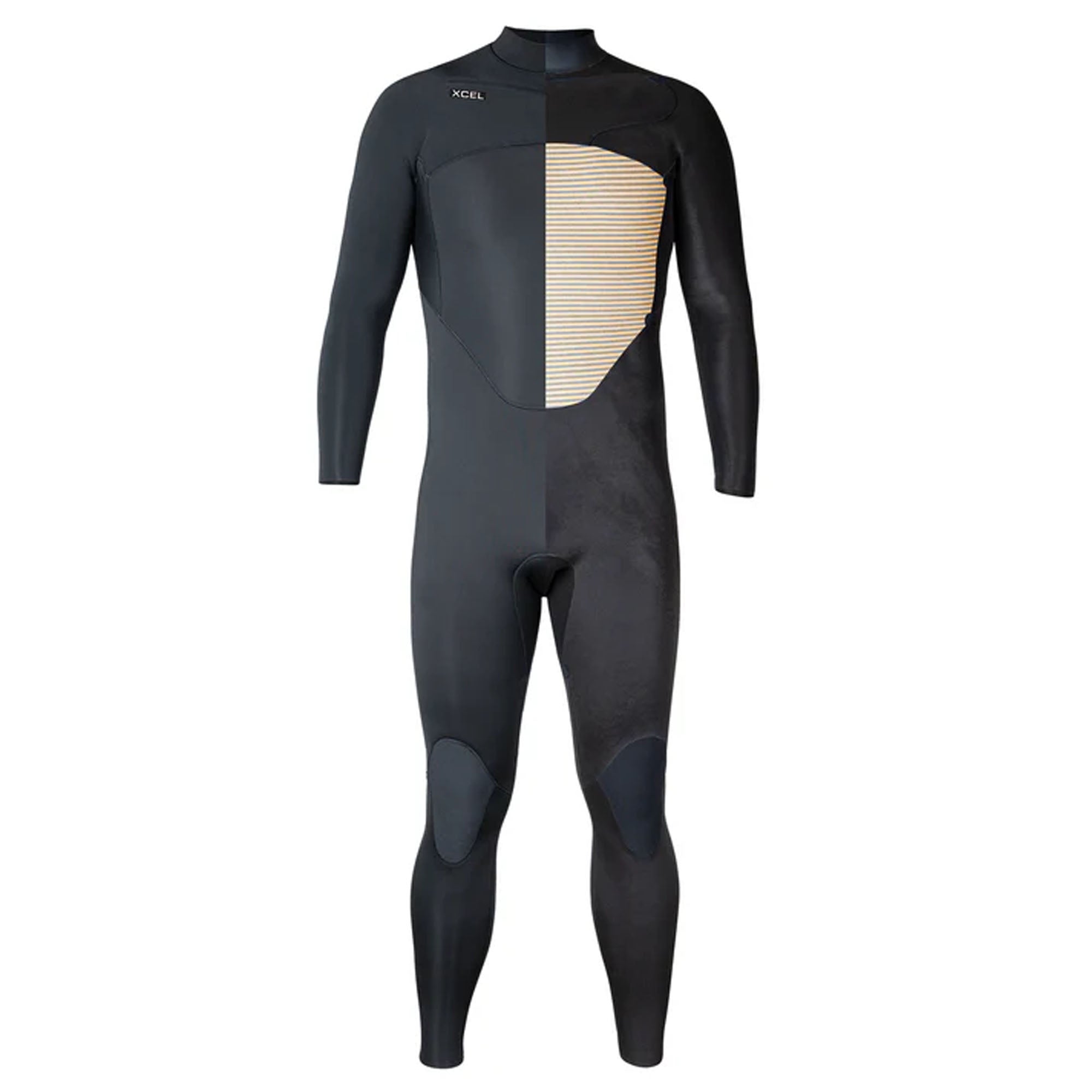 Xcel Axis 3/2mm Back-Zip Men's L/S Fullsuit Wetsuit - Black