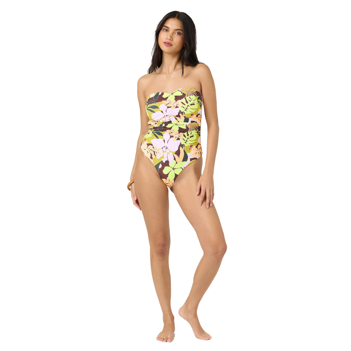 O'Neill Leah Tropical Geo Ubud One-Piece Women's Swimsuit - Multi Color