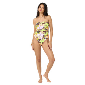 O'Neill Leah Tropical Geo Ubud One-Piece Women's Swimsuit - Multi Color
