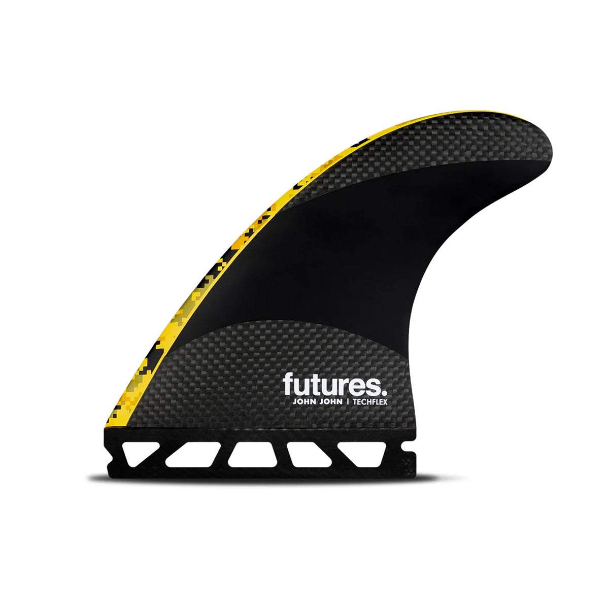Futures John John Florence Techflex Tri Fin Set - Medium/Digi Yellow