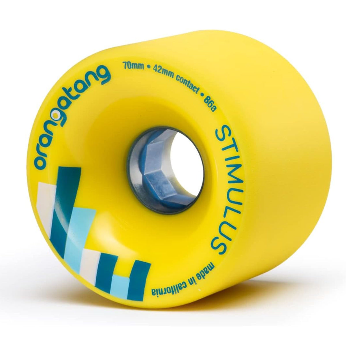 Loaded Orangatang Stimulus 70mm 86a Longboard Skateboard Wheels - Yellow