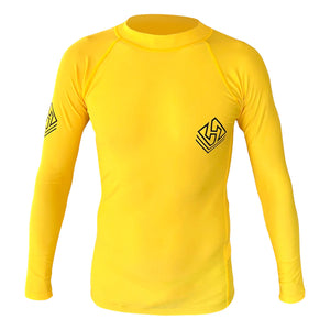 Hubboards Lycra L/S Rashguard - Yellow