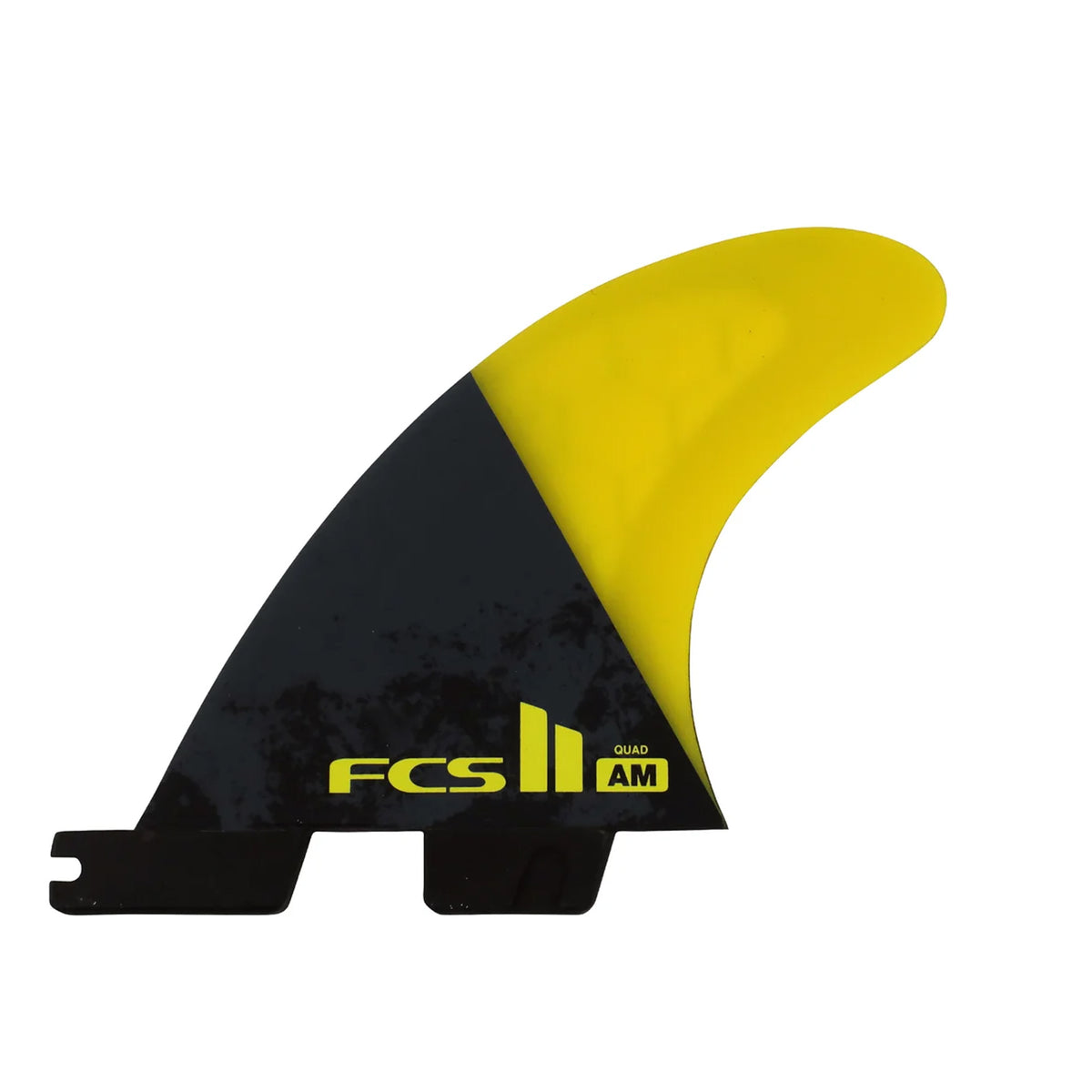 FCS II Al Merrick Performance Core Quad Rear Surfboard Fins - Large/Yellow