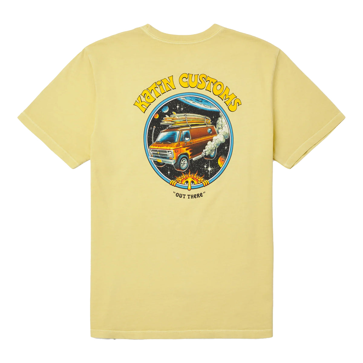 Katin Vantasy Men's S/S T-Shirt - Dusty Yellow Vintage Wash