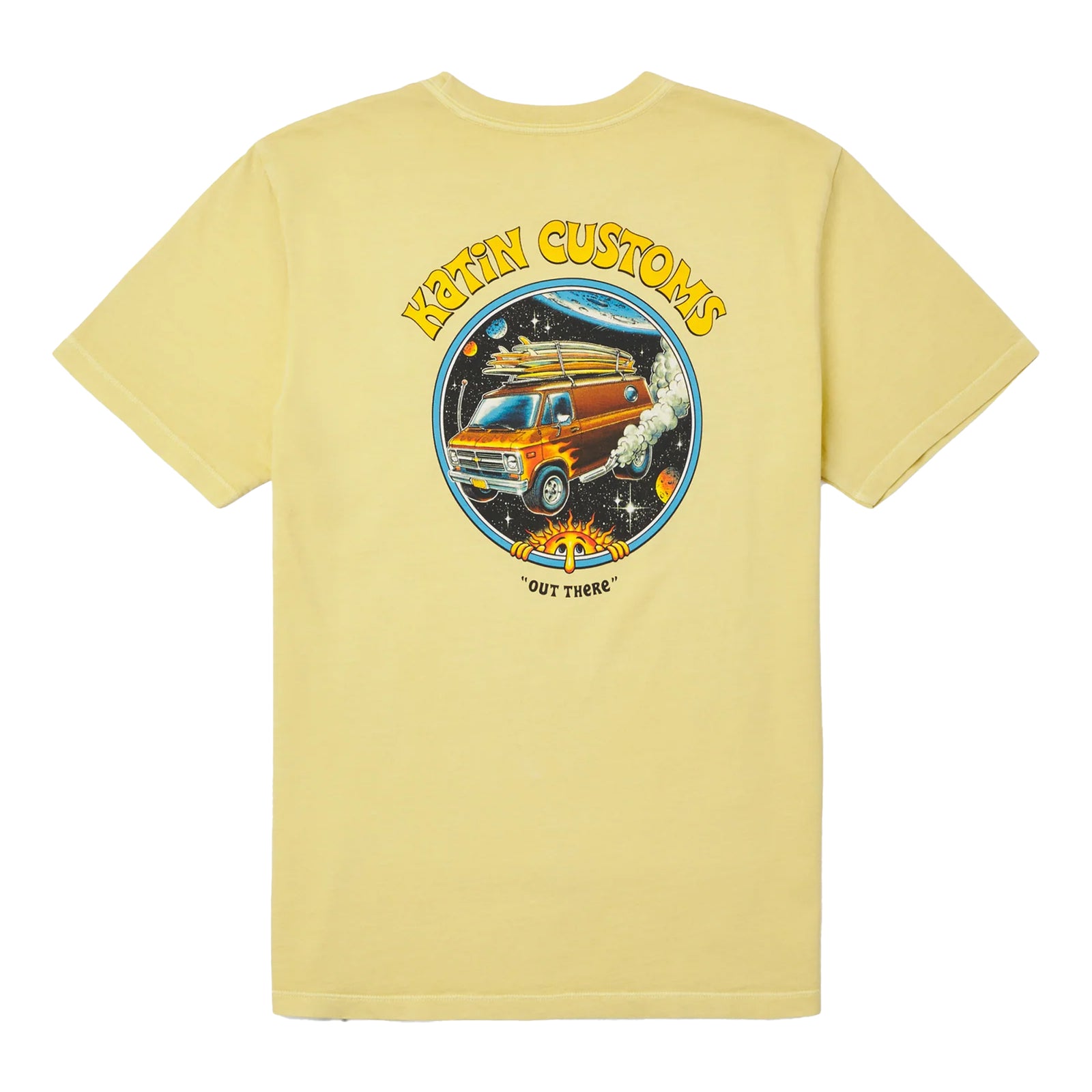 Katin Vantasy Men's S/S T-Shirt - Dusty Yellow Vintage Wash