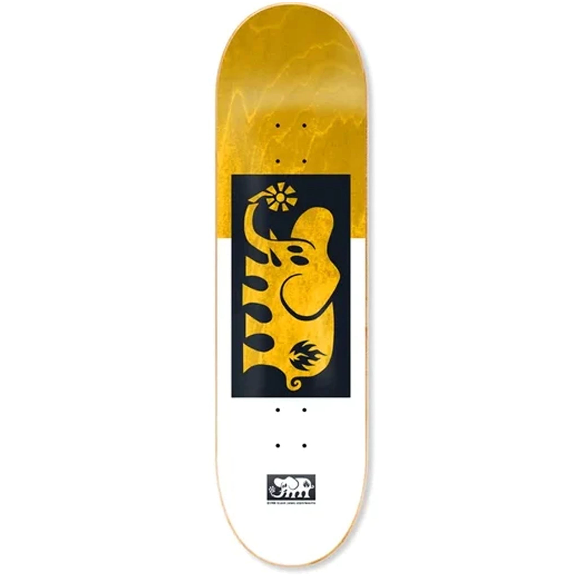 Black Label Elephant Blockout 8.25" Skateboard Deck