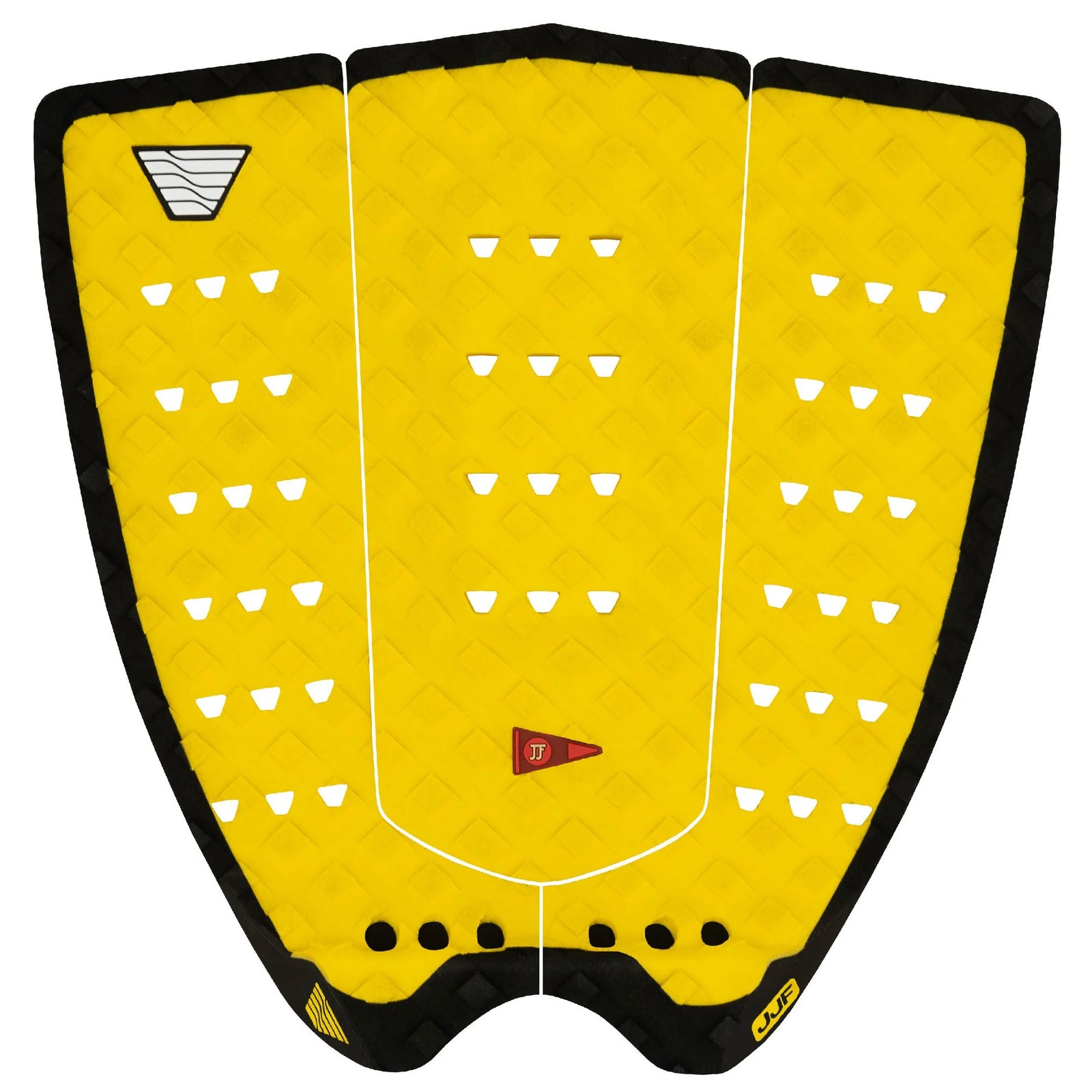 VEIA JJF Round Tail Pro Traction Pad - Yellow/Night