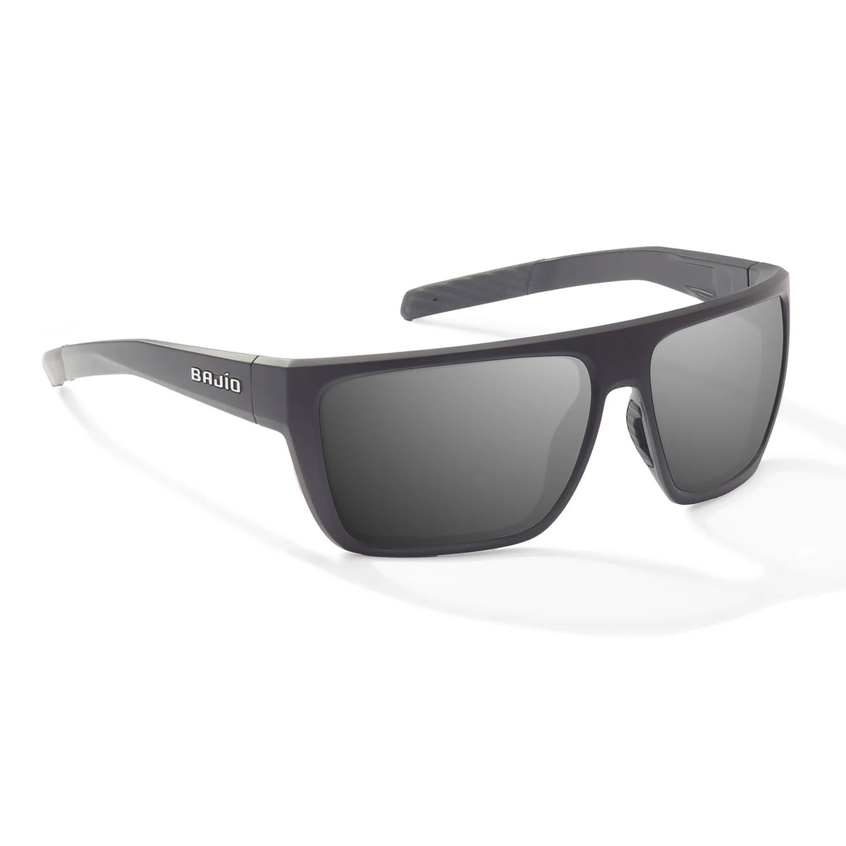 Bajio Zapata X-Large Men's Sunglasses - Black Matte/Grey Polarized