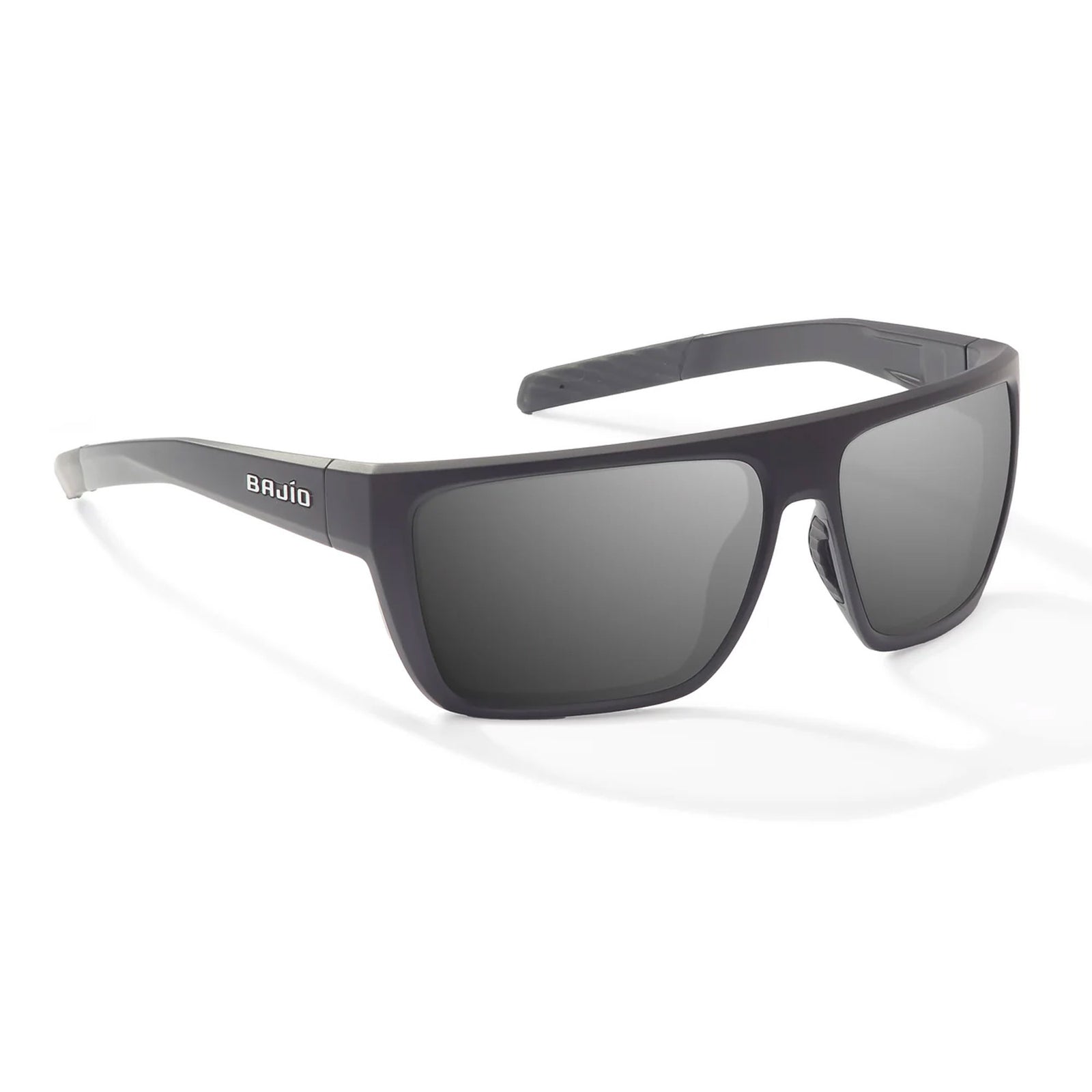 Bajio Zapata X-Large Men's Sunglasses - Black Matte/Grey Polarized