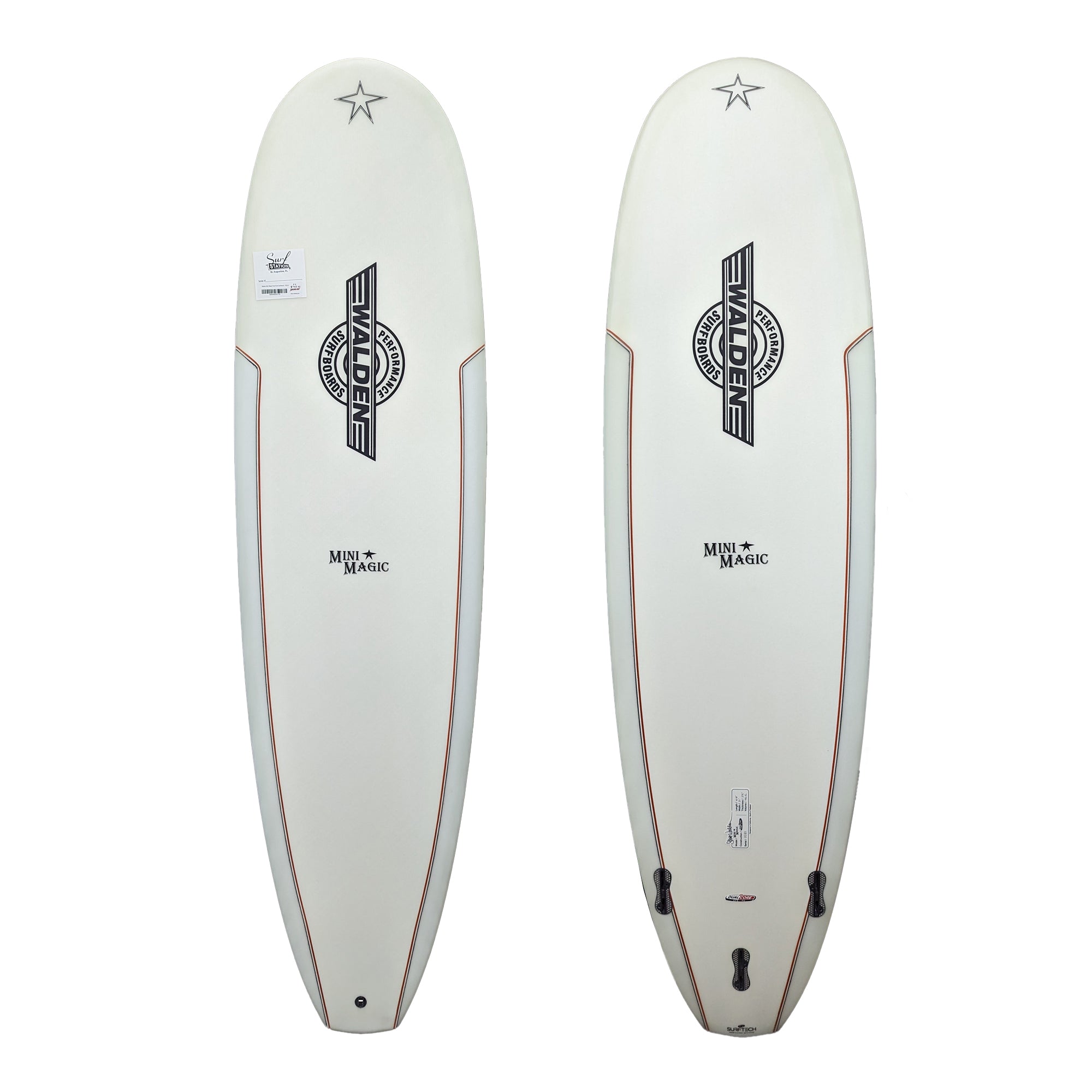 Walden Mini Magic Dual-Core Surfboard - FCS II