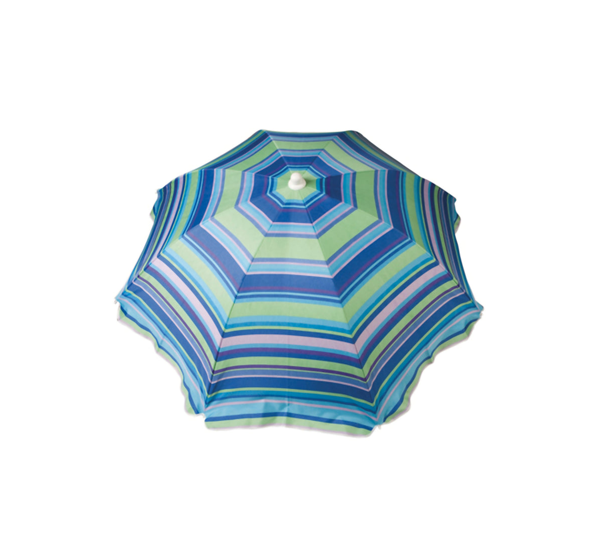 Wet Products Beach Umbrella With Tilt and Sling Pack - Blue Stripes