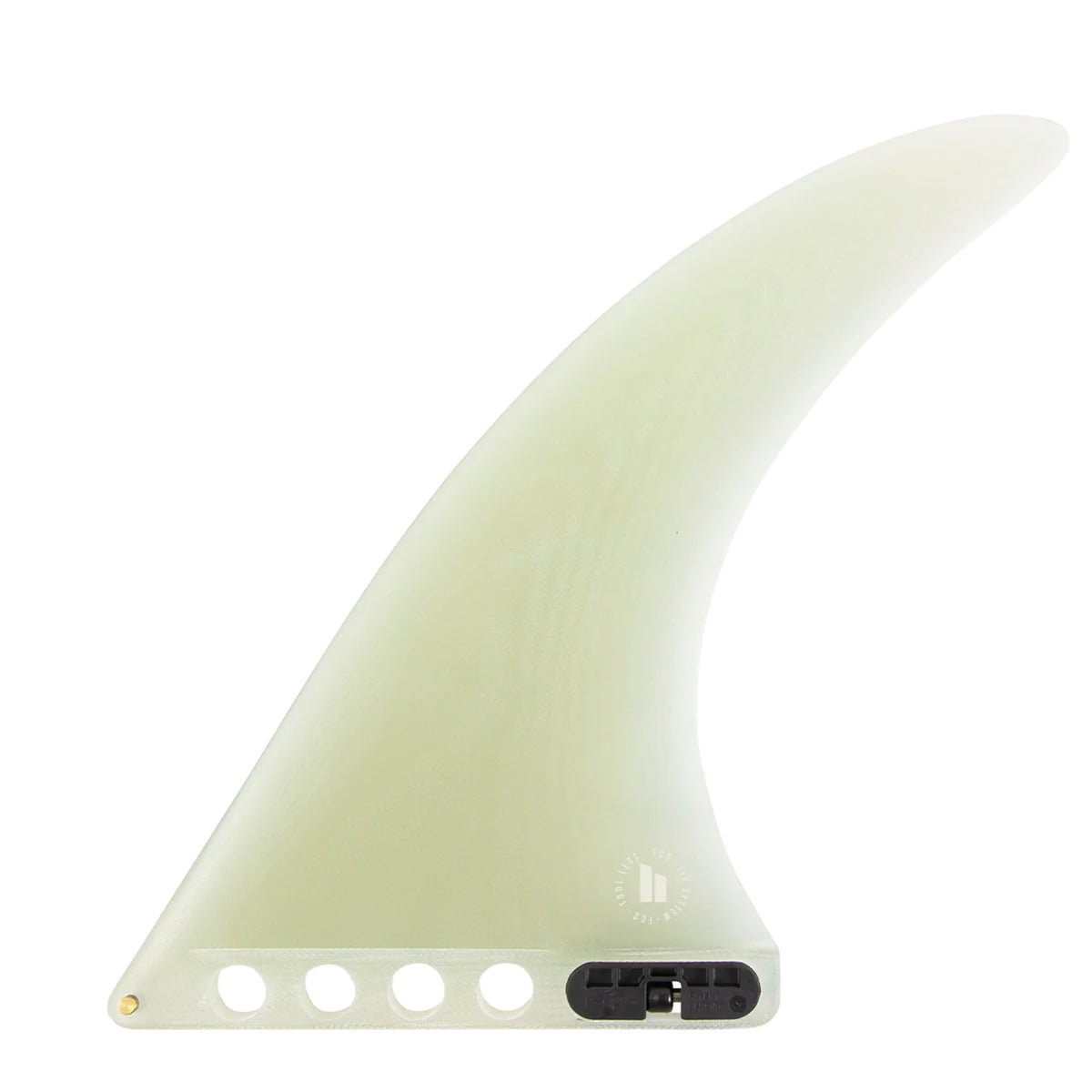 FCS II Flow 2 Performance Glass Longboard Surfboard Fin - 10.5"/Clear