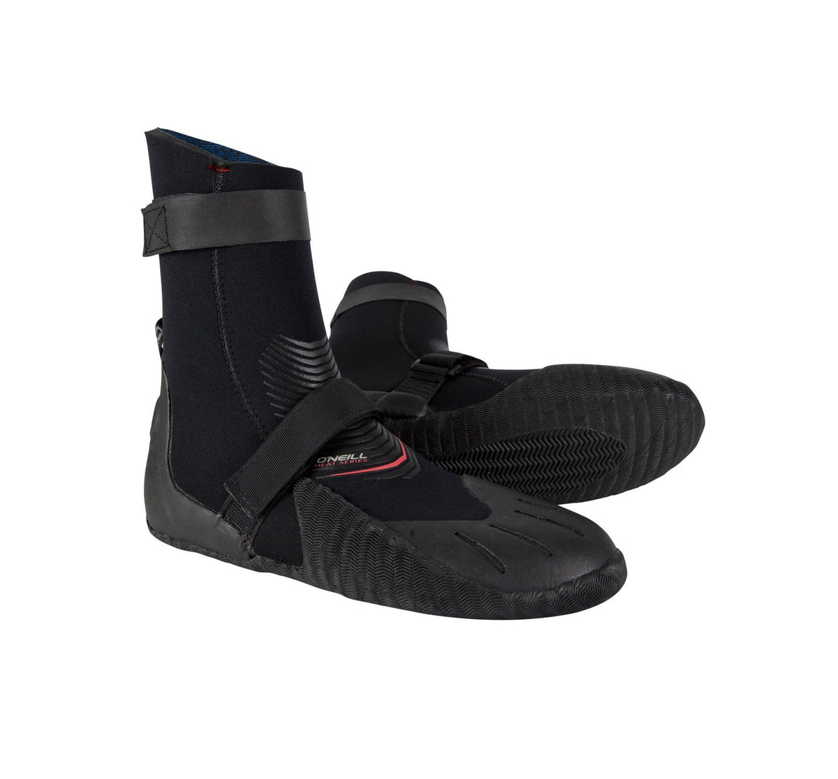 O'Neill Heat Round Toe 5mm Men's Wetsuit Booties - Black