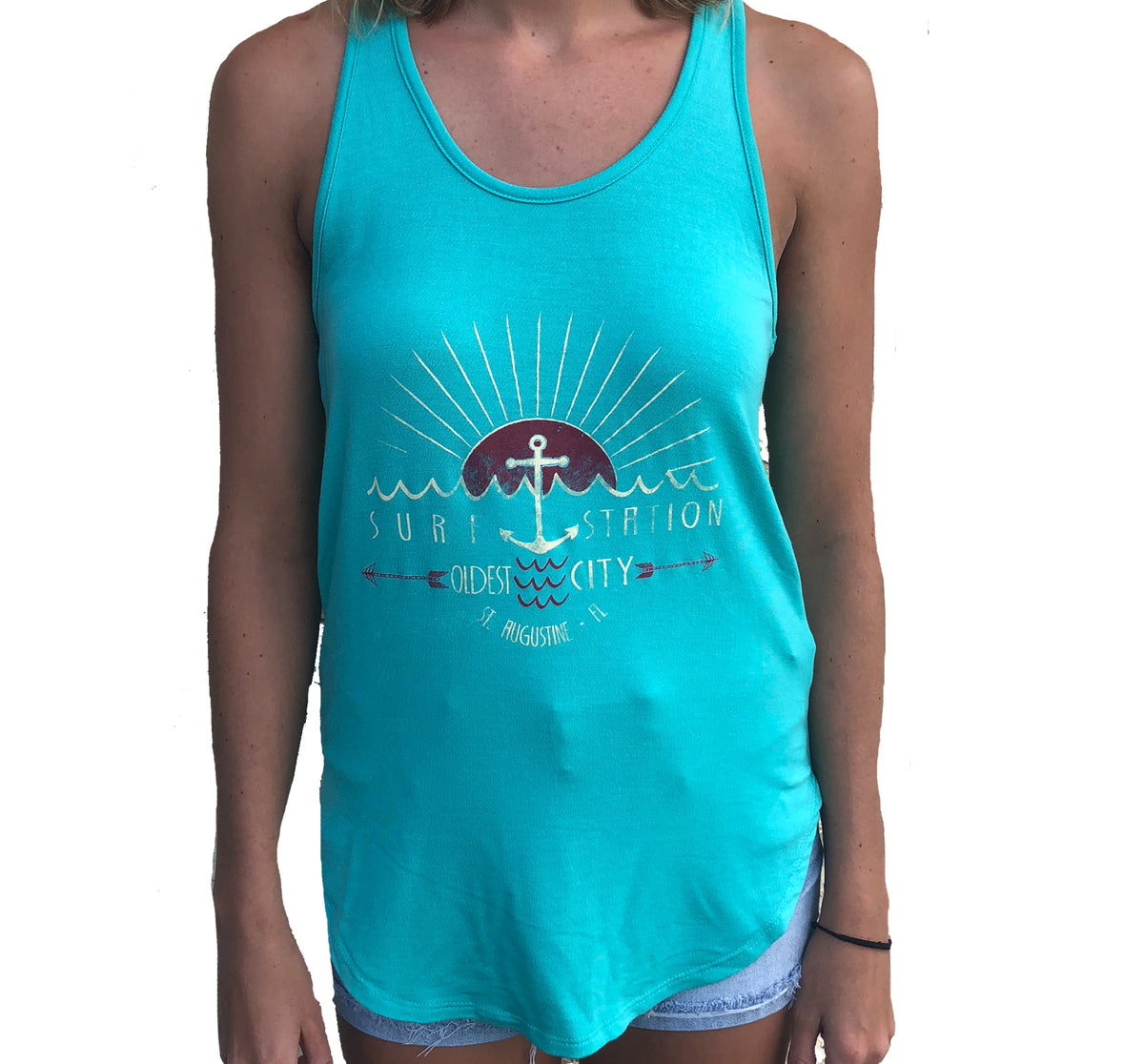 Surf Station Anchor Women's Tank Top