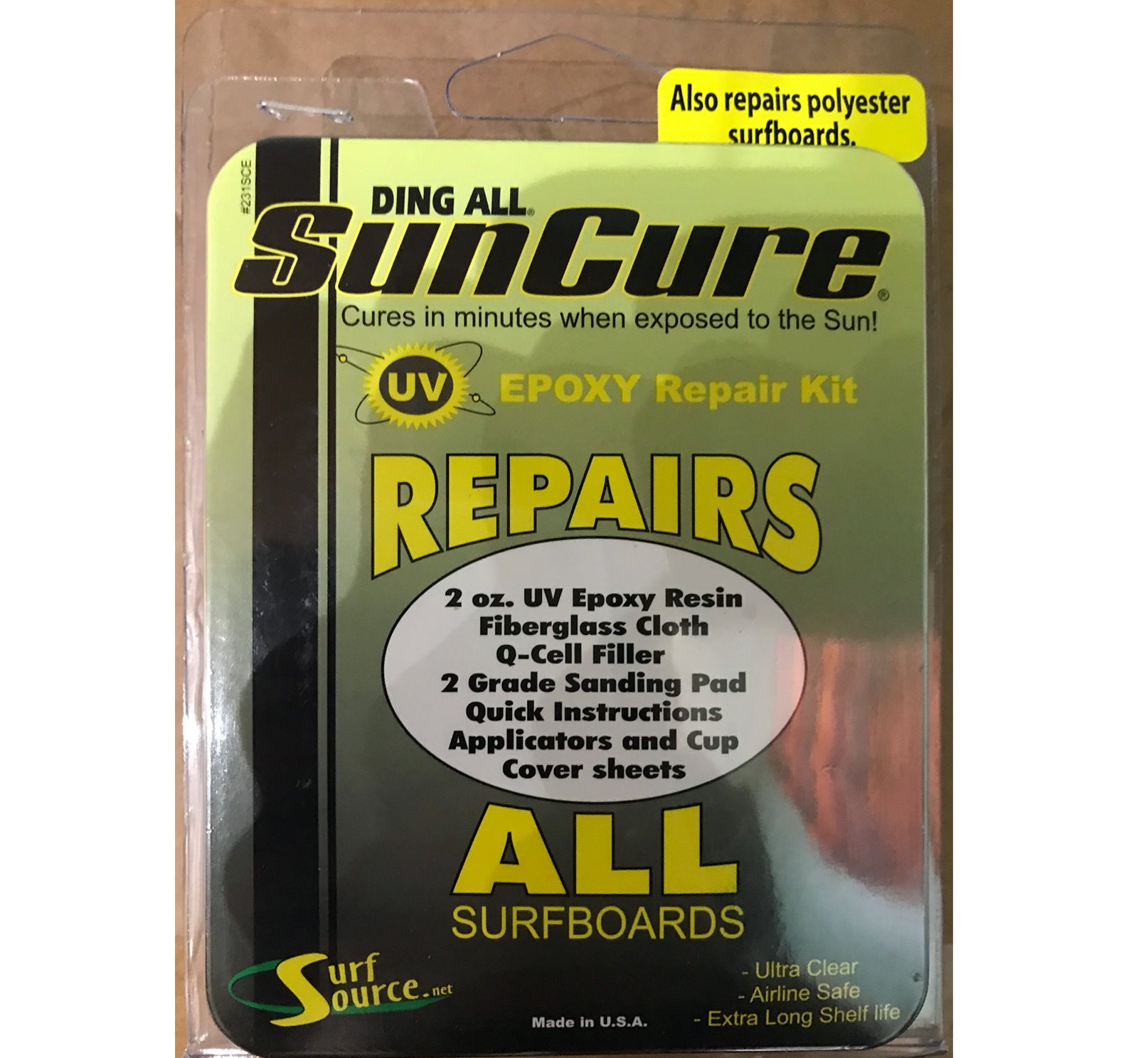 Ding All Sun Cure Epoxy Repairs ALL Kit