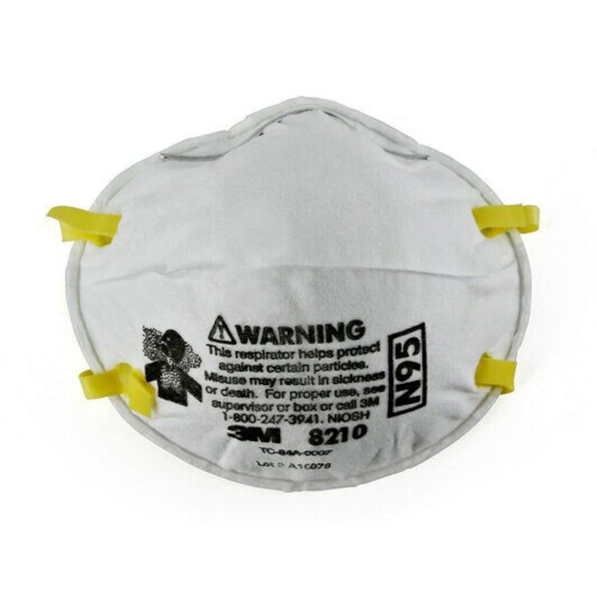 3M Particulate Respirator 8210 N95 Mask