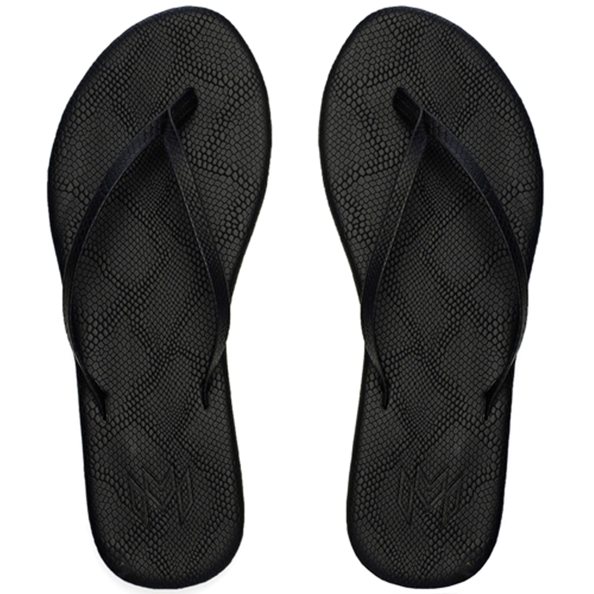 Malvados Lux Reptile Women's Sandals - Black