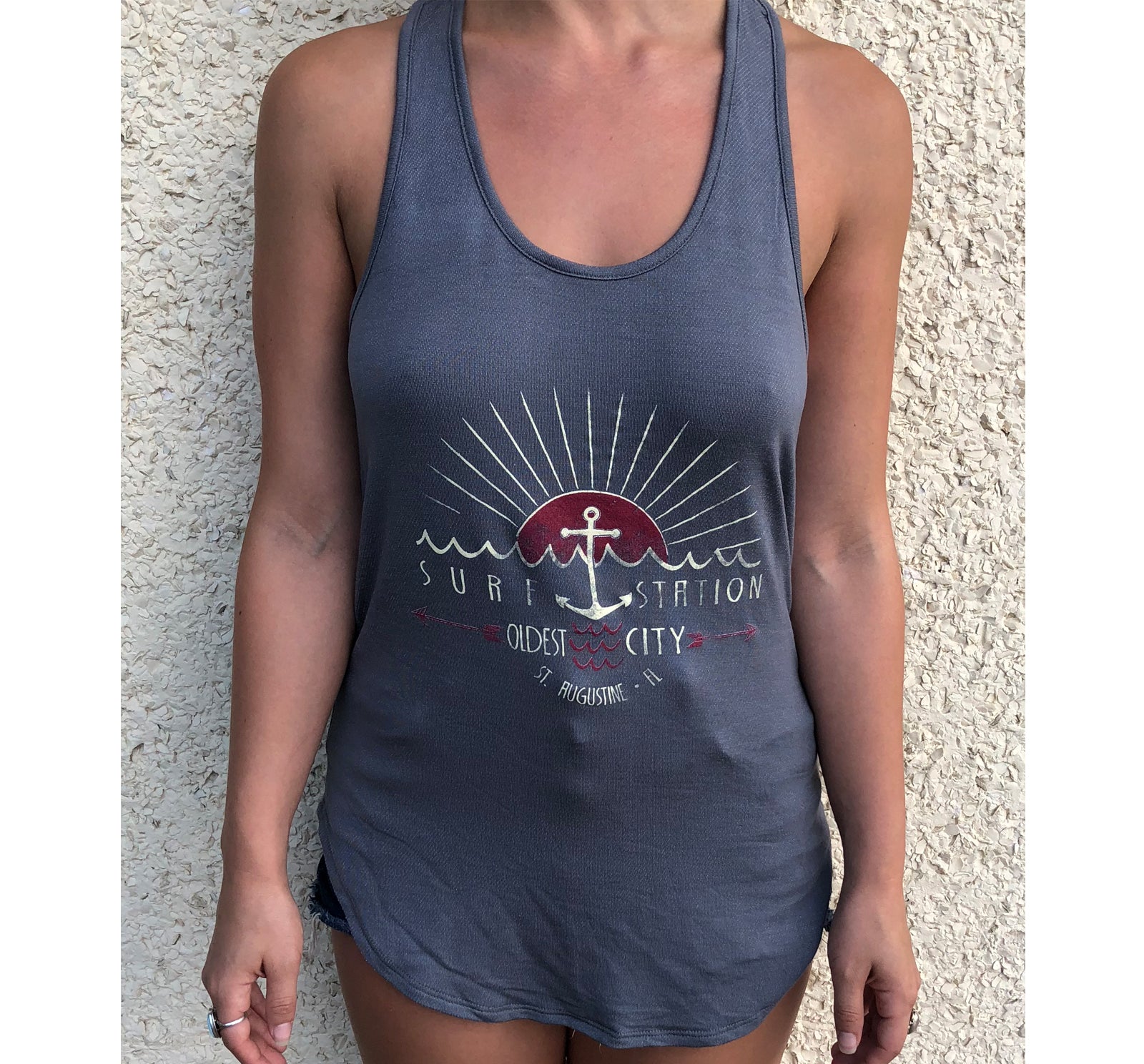 Surf Station Anchor Women's Tank Top