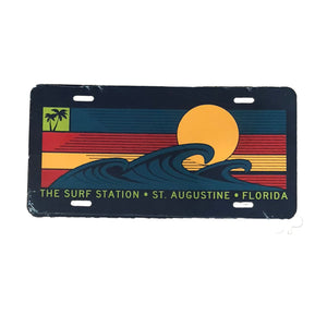 Surf Station License Plate