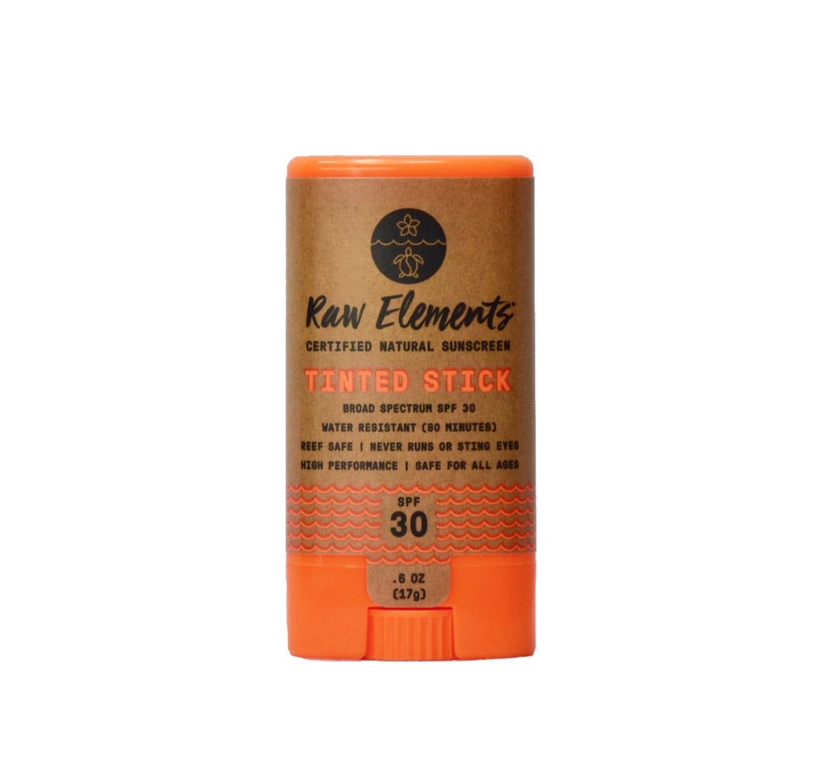 Raw Elements SPF 30 Face Stick Sunscreen - Tinted