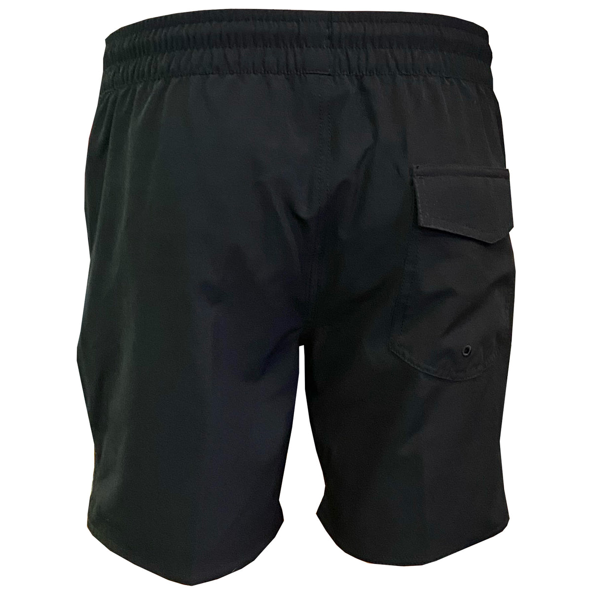 Surf Station Ace Elastic Men's Hybrid Walkshorts - Black