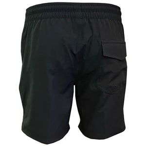 Surf Station Ace Elastic Men's Hybrid Walkshorts - Black