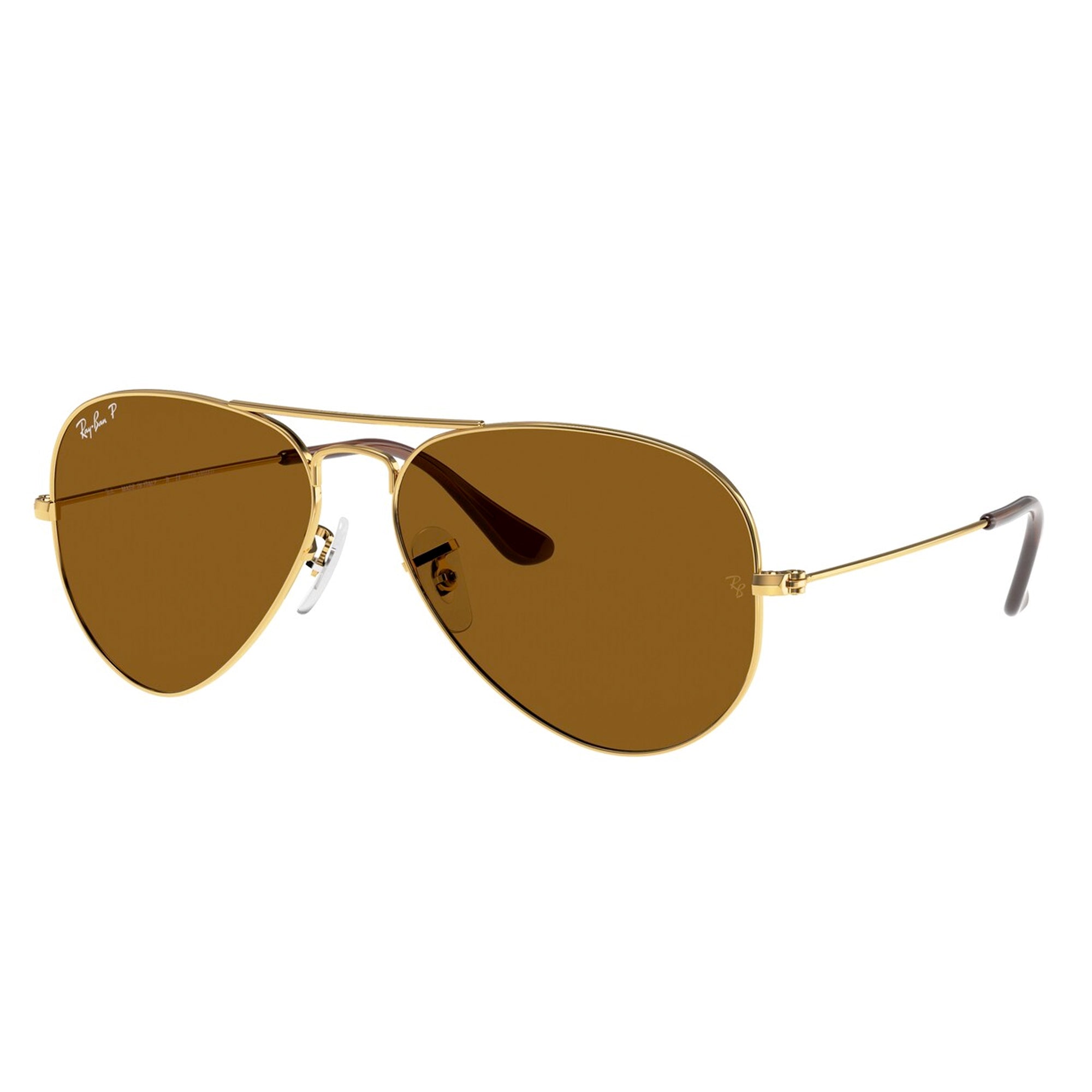 Ray-Ban Aviator Large Women's Sunglasses Arista/Brown Polarized