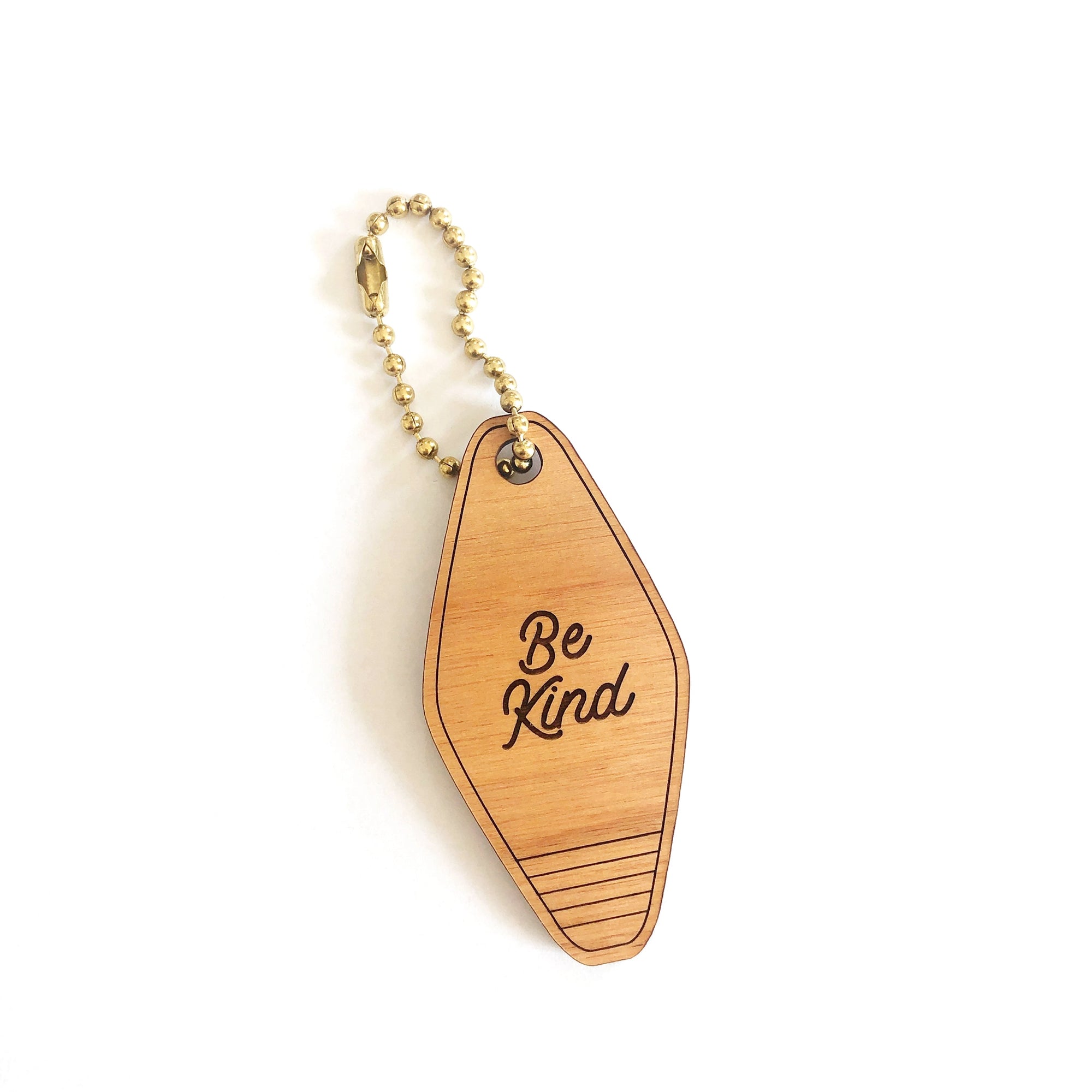 Be Kind Wooden Key Chain
