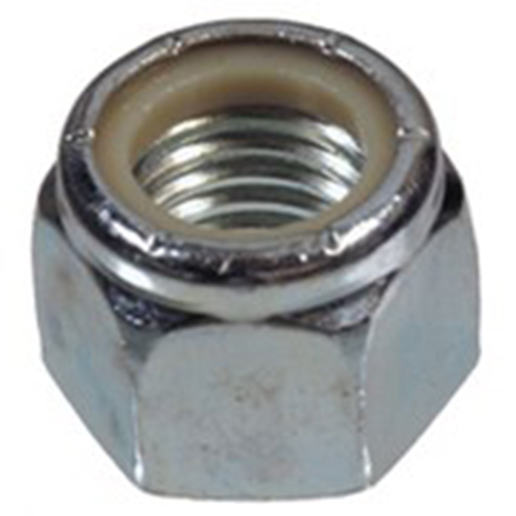 Standard Zinc Lock Nut - Silver