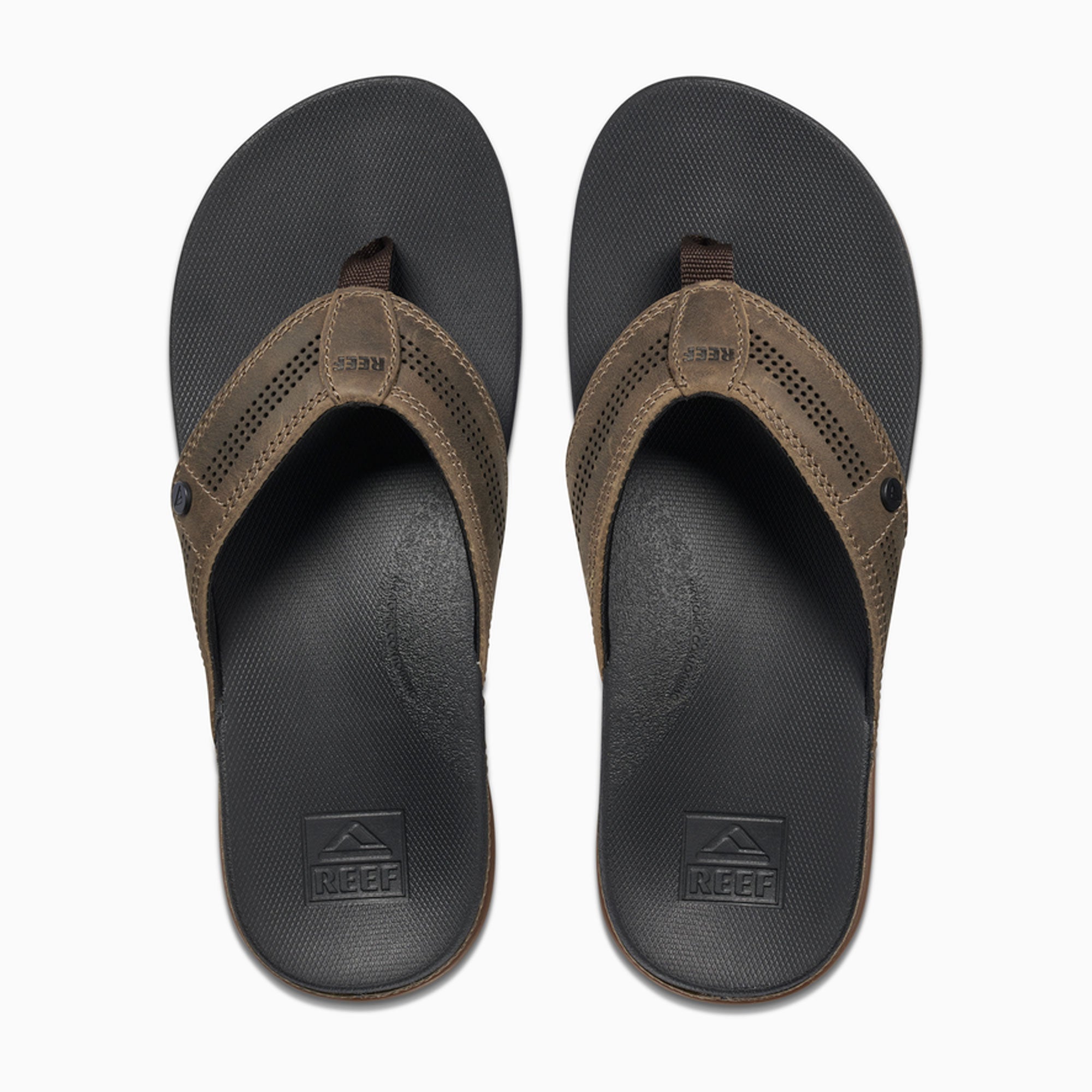 Reef Cushion Lux Men's Sandals - Tan/Black