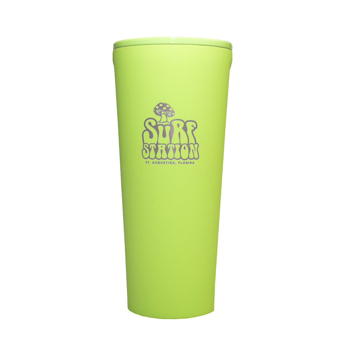 Corkcicle x Surf Station Shroom 24oz Tumbler - Neon Lights Citron