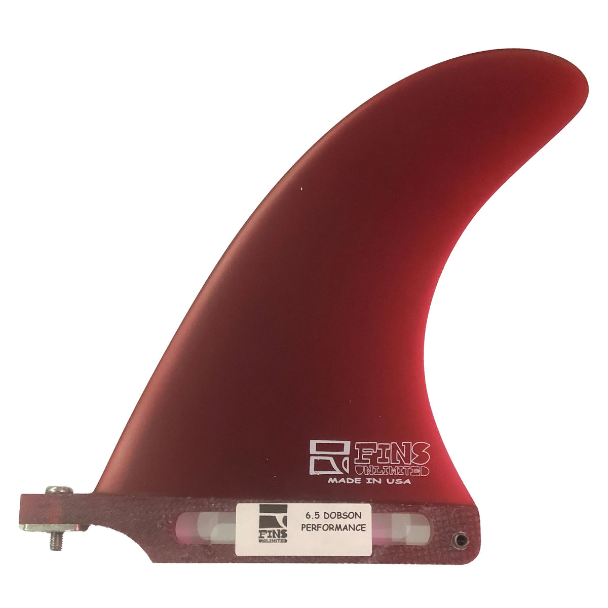 Fins Unlimited Dale Dobson Performance 6.5" Longboard Surfboard Fin