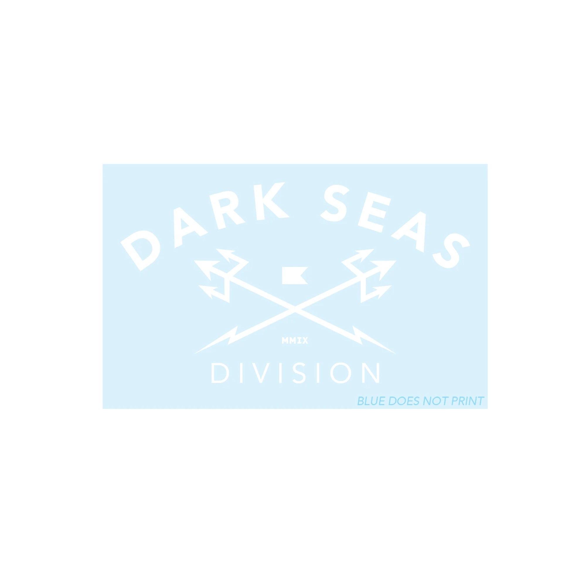 Dark Seas Headmaster Small Sticker - White