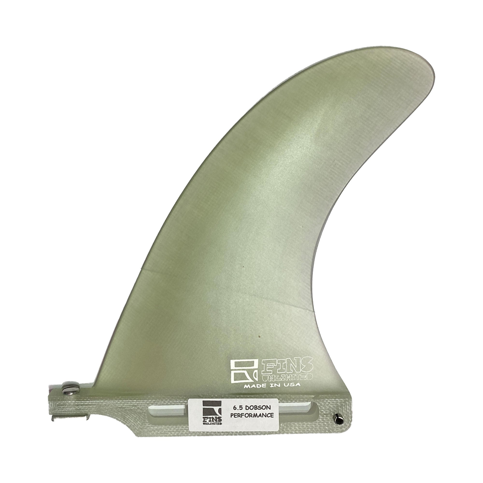 Fins Unlimited Dale Dobson Performance 6.5" Longboard Surfboard Fin