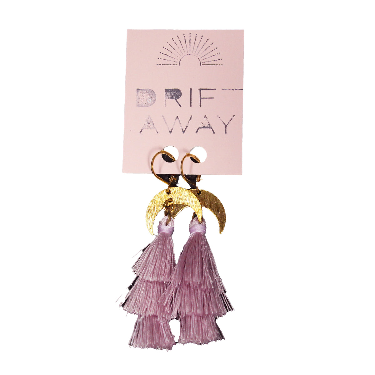 Drift Away Purple Tassel Women's Earrings