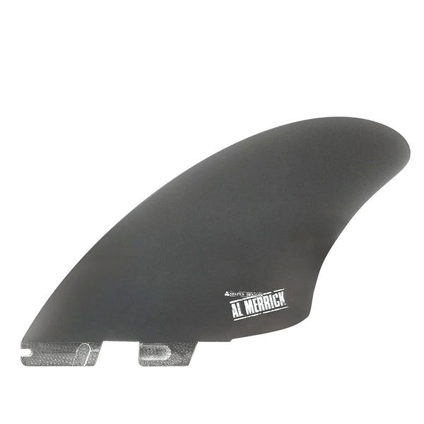 FCS II Al Merrick CI Keel フィン FCS II Channel Islands Keel Twin Surfboard Fins - Medium/Smoke
