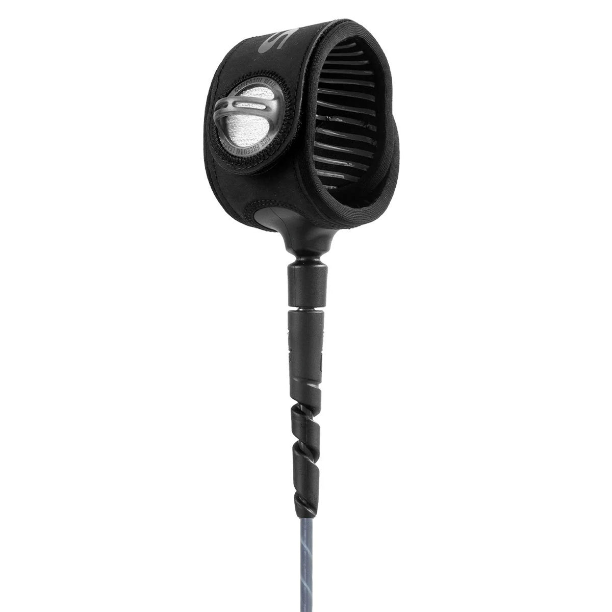 FCS Freedom Helix Comp Surfboard Leash - 6'/Smoke/White