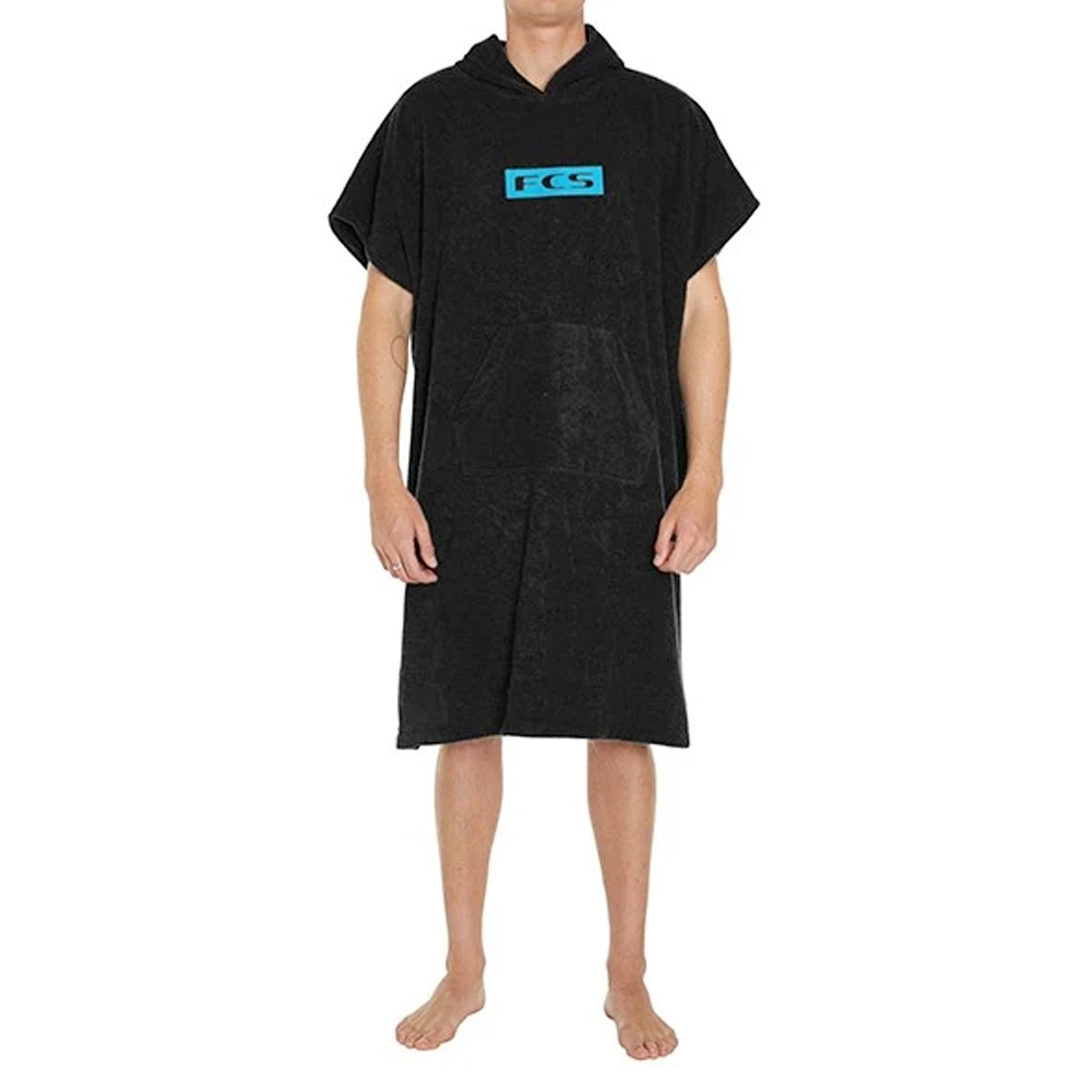 FCS Junior Towel Poncho - Black