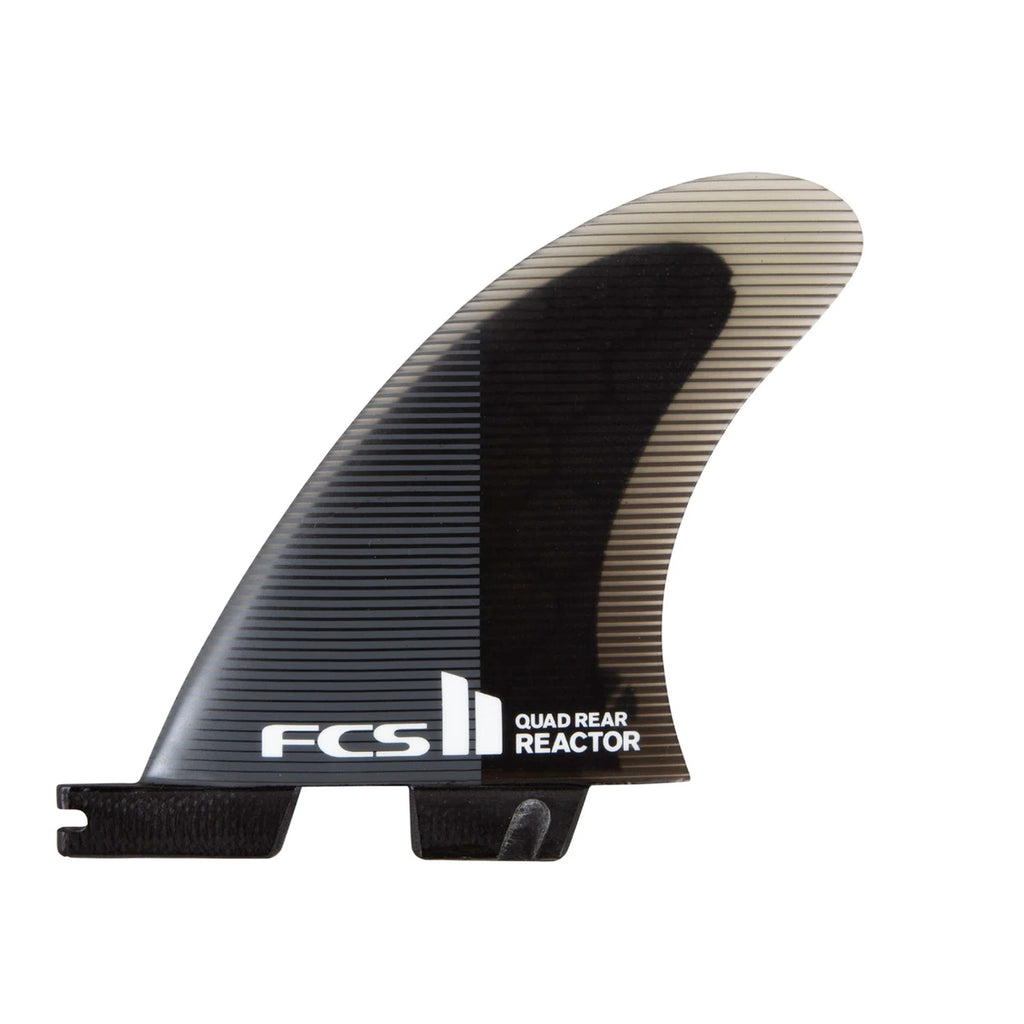 FCS II Reactor Performance Core Quad Rear Twin Surfboard Fins