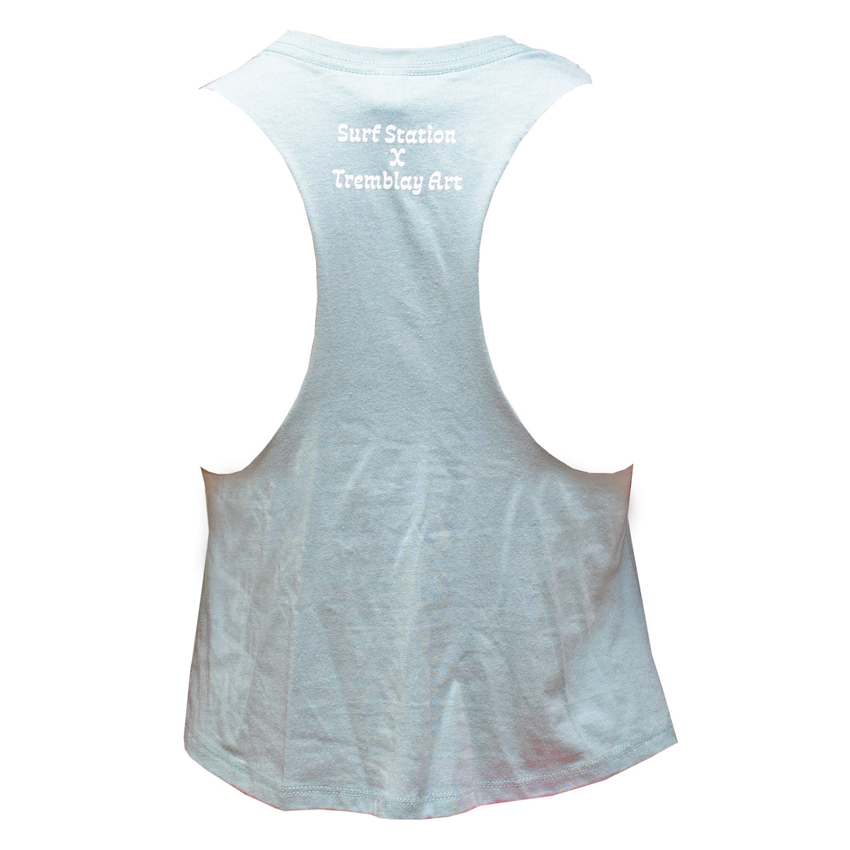 Surf Station Go With The Flow Women's Tank Top - Dusty Blue