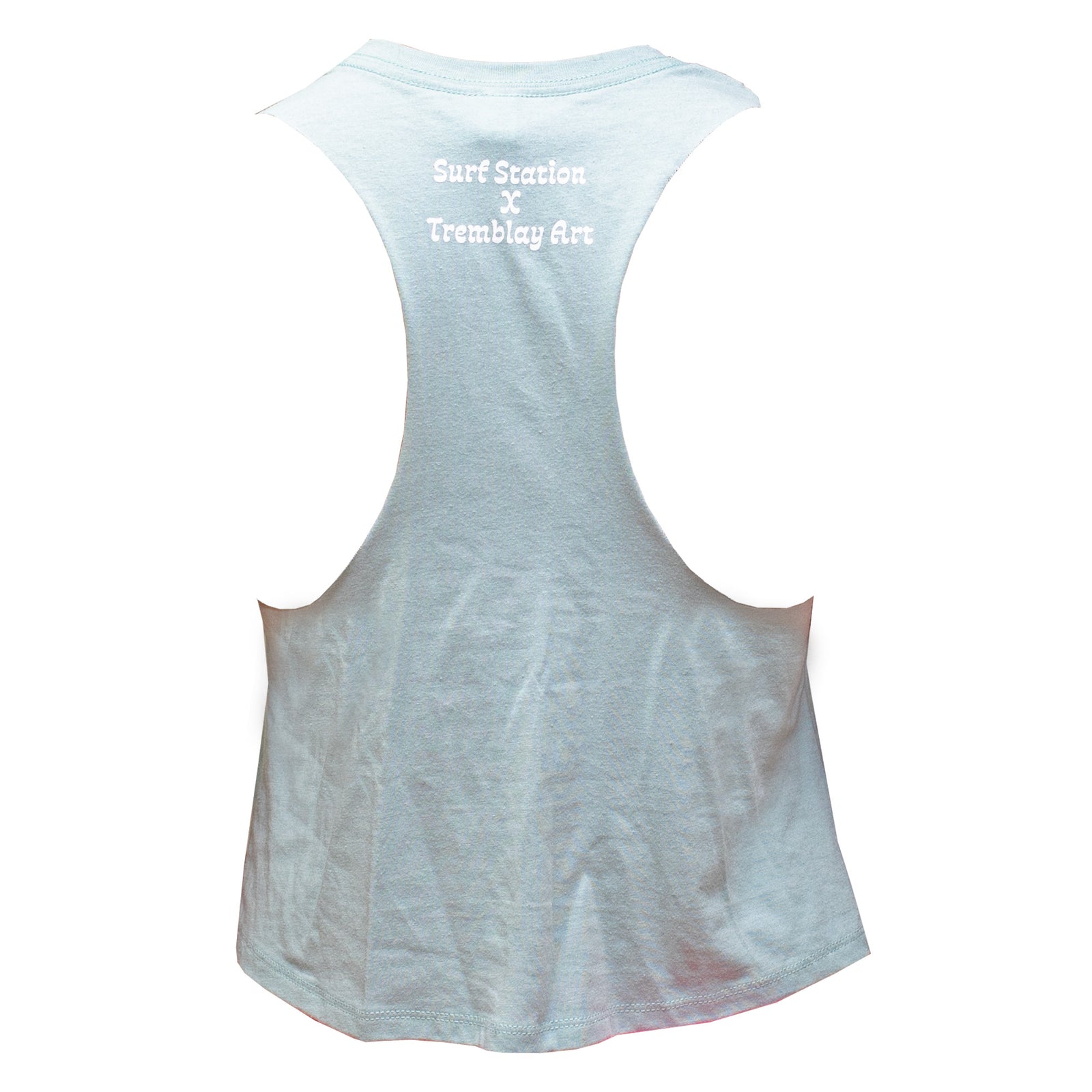 Surf Station Go With The Flow Women's Tank Top - Dusty Blue