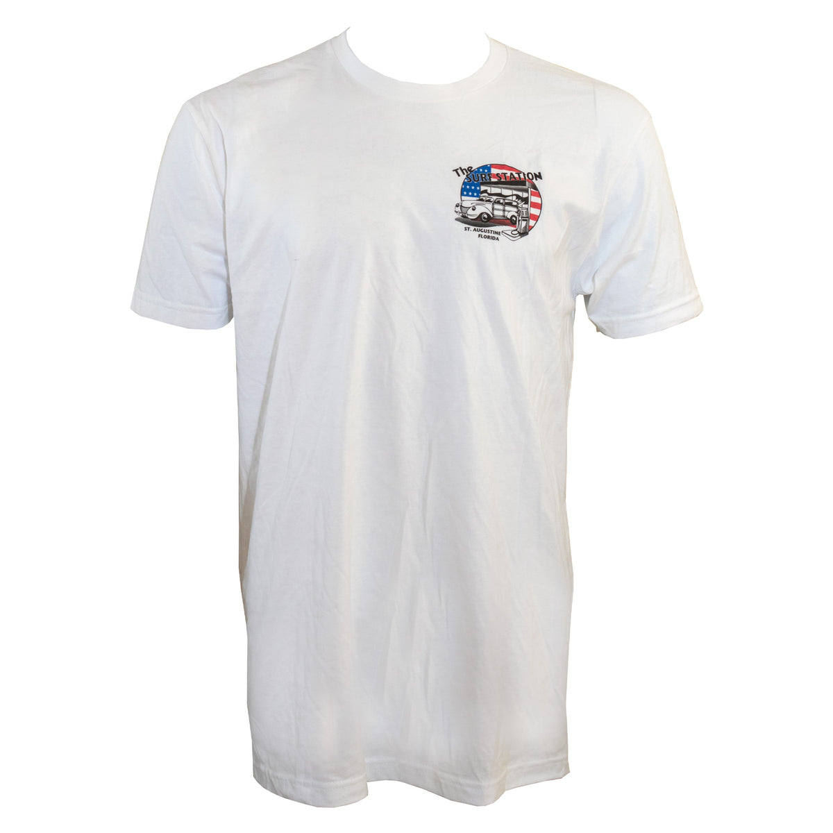 Surf Station Freedom Woody Youth Boy's S/S T-Shirt - White