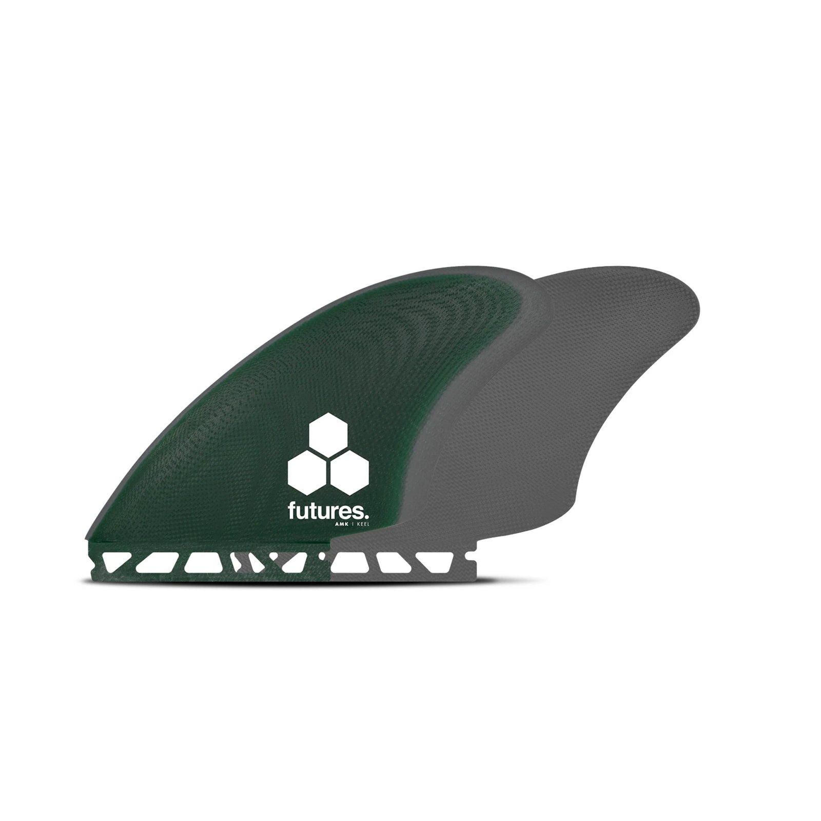 Futures Al Merrick Keel Twin Fin Set - Large/Green