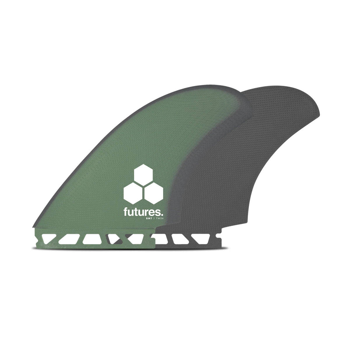 Futures Britt Merrick Twin Fin Set - Large/Green
